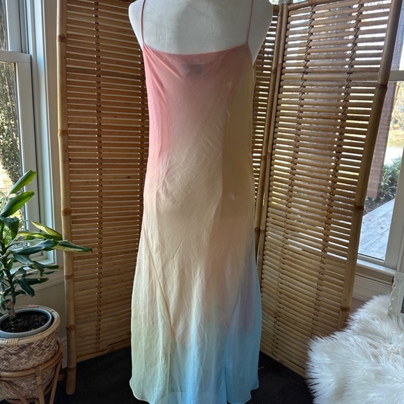 VIntage Giorgio Fiorini Pastel Slip Dress - Picture 3 of 4